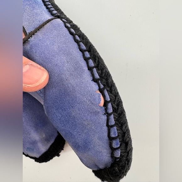 Emporio Armani Blue Suede Espadrilles Sz. 6 - Picture 6 of 7